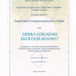 Lider lokalnej ekologii