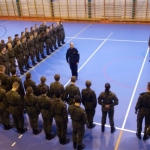 Zajęcia z musztry indywidualnej i zespołowej